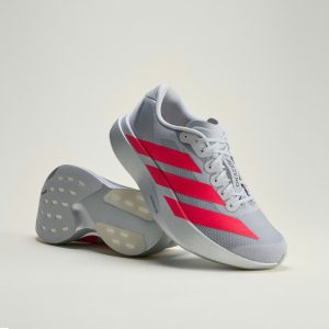 Adidas Adizero EVO SL Silver Metallic / Lucid Red / Iron Metallic (KI3381)