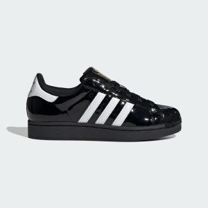 Adidas Superstar II Sneakers Core Black / Cloud White / Gold Metallic (JS4009)
