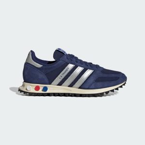Adidas LA TRAINER OG SCHOENEN Dark Blue / Silver Metallic / Off White (JR7171)
