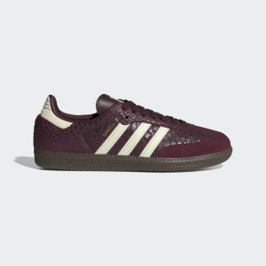 Adidas SAMBA OG SCHOENEN Maroon / Cream White / Gold Metallic (IH3979)