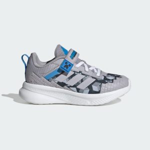 Adidas ADIDAS MINECRAFT FORTARUN 4.0 KINDERSCHOENEN Glory Grey / Glory Grey / Lucid Ray Blue (JR1945)