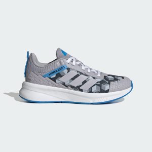 Adidas ADIDAS MINECRAFT FORTARUN 4.0 SCHOENEN JUNIOR Glory Grey / Glory Grey / Lucid Ray Blue (JR1933)