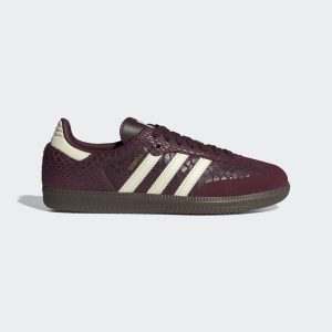 Adidas SAMBA OG SCHOENEN Maroon / Cream White / Gold Metallic (IH3979)