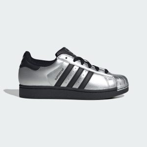 Adidas SUPERSTAR II SCHOENEN Silver Metallic / Core Black / Core Black (IH1599)