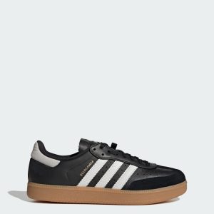 Adidas Velosamba Leren Core Black / Cloud White / Gold Metallic (JQ9177)