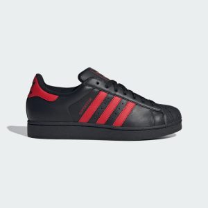 Adidas Superstar II Core Black / Better Scarlet / Core Black (IH4172)