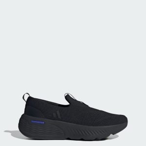 Adidas Cloudfoam Go Lounger Core Black / Core Black / Lucid Blue (ID4019)