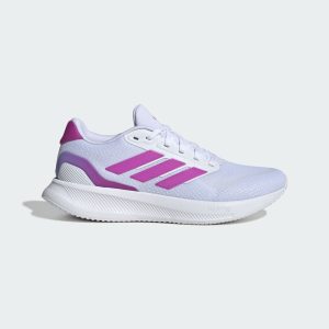 Adidas Runfalcon 5 Hardloopschoenen Cloud White / Purple Burst / Semi Blue Burst (JR3089)