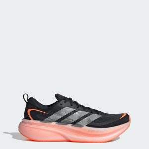 Adidas SUPERNOVA GLIDE M HARDLOOPSCHOENEN Core Black / Iron Metallic / Lucid Orange (KJ8760)