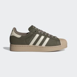 Adidas Superstar II Shoes Olive Strata / Off White / Stone Khaki (IH9315)