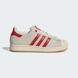 Adidas SUPERSTAR II SCHOENEN Cream White / Better Scarlet / Sandy Pink (KH9037)