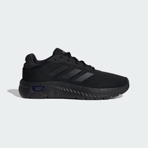 Adidas Cloudfoam Comfy Core Black / Core Black / Iron Metallic (IH6129)