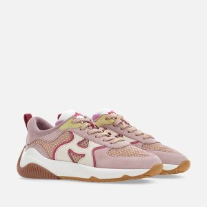 Sneakers Hogan H597 Pink White Green (HXW5970EX00PZD0YSN)