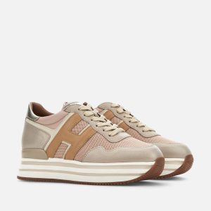 Hogan Midi H222 Pink Beige Brown (HXW4830CB80NUA0VAI)