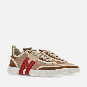 Sneakers Hogan-3R Brown Ivory Red (H5M5900ES60O9J781P)