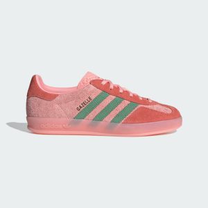 Adidas Gazelle Indoor Semi Pink Spark / Preloved Green / Preloved Scarlet (IG6782)