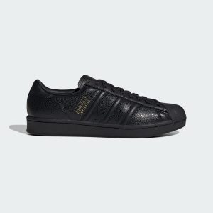 Adidas SUPERSTAR VINTAGE schoenen Core Black / Core Black / Gold Metallic (IH1675)