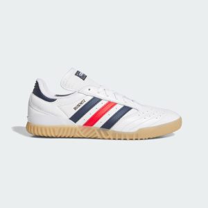 Adidas BUSENITZ INDOOR SUPER Sneakers Cloud White / Collegiate Navy / Better Scarlet (KJ6018)
