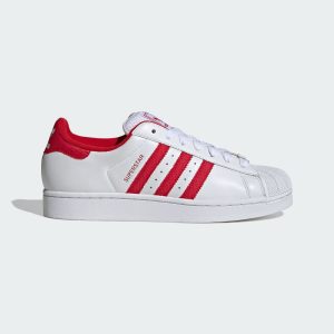 Adidas Superstar II schoenen Cloud White / Better Scarlet / Gold Metallic (IH9257)
