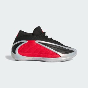 Adidas Anthony Edwards 2 J Silver Metallic / Pure Ruby / Core Black (JQ9489)