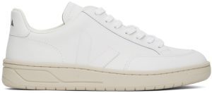 Veja White Leather V-12 Sneakers (XD0202297)