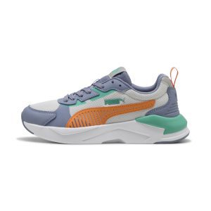 Puma X-Ray 3 “Feather Gray / Melon Glow / Gray Sky / Vibrant Green” (401493_08)