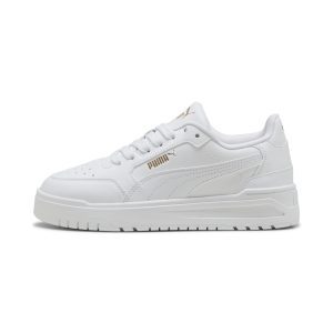 Puma Shuffle Downtown Low “Puma White / Puma White / Puma Gold” (403739_01)