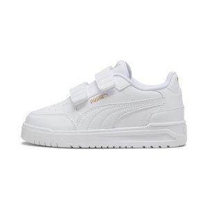 Puma Shuffle Downtown “Puma White / Puma White / Puma Gold” (403740_01)