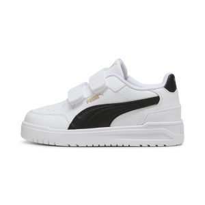Puma Shuffle Downtown “Puma White / Puma Black / Puma Gold” (403740_02)