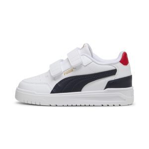 Puma Shuffle Downtown “Puma White / New Navy / For All Time Red” (403740_03)
