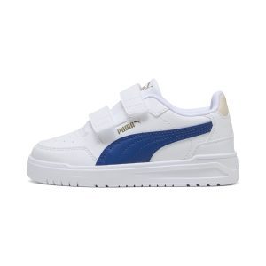 Puma Shuffle Downtown “Puma White / Clyde Royal / Puma Gold” (403740_11)