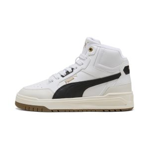 Puma Shuffle Downtown Mid “Puma White / Puma Black / Vapor Gray” (403743_04)