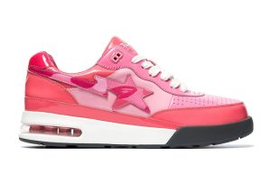 A Bathing Ape Bape Road Sta Patent Leather Pink (2022) (1I80191003)