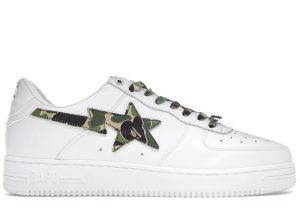A Bathing Ape Bape Sta Low White ABC Camo Green (2021) (1H20191045-GRN)