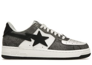 A Bathing Ape Bape Sta Snake Skin Black (001FWI801009M_BLK)