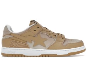 A Bathing Ape Sk8 Sta #4 Beige (1J80-191-058-BEI)