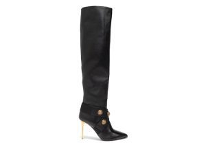 Balmain Alma Leather Boots Black (BN1TA917LNAP0PA)