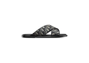 Dior Alias Sandals Blue Oblique (3SA126ZSA_H961)