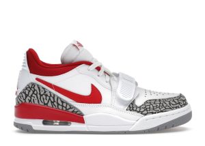 Jordan Legacy 312 Low White Cement Gym Red (FQ7827-106)