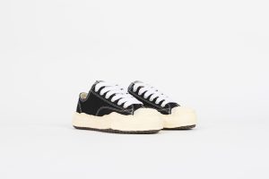 Maison Mihara Yasuhiro Hank Vintage Sole Canvas Low Black (A09FW734-BLK)