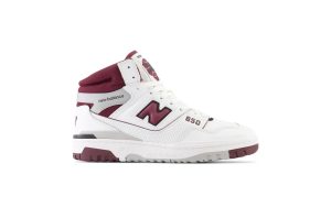 New Balance 650 White Burgundy Raincloud (BB650RCH)