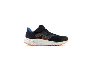 New Balance Fresh Foam Arishi v4 Bungee Lace Black Blue Agate Blaze Orange (PAARIBS4)