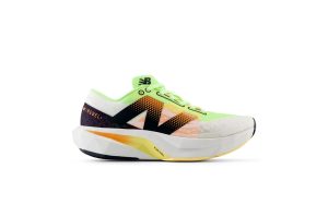 New Balance FuelCell Rebel v4 White Bleached Lime Glow (WFCXLA4)