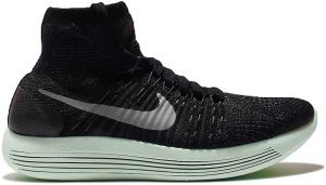 Nike Lunarepic Flyknit LB Black Metallic Silver (827403-003)