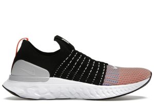 Nike React Phantom Run Flyknit 2 Black Team Orange (DQ7647-001)