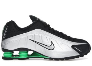 Nike Shox R4 Metallic Silver Green Shock (HQ1988-006)