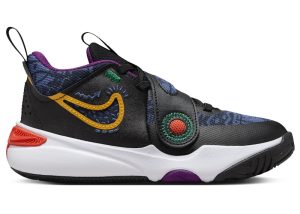 Nike Team Hustle D 11 SE Black Mystic Navy Cosmic Clay University Gold (FQ7659-001)