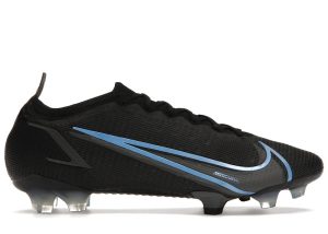 Nike Vapor 14 Elite FG Flyknit Black Iron Grey Blue (CQ7635-004)