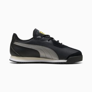 Puma Roma S Scuderia Ferrari Black Aged Silver (308909-01)