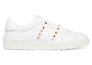 Valentino Garavani Rockstud Untitled White Platinum-finish Stud (YS0931BHS_0BO)